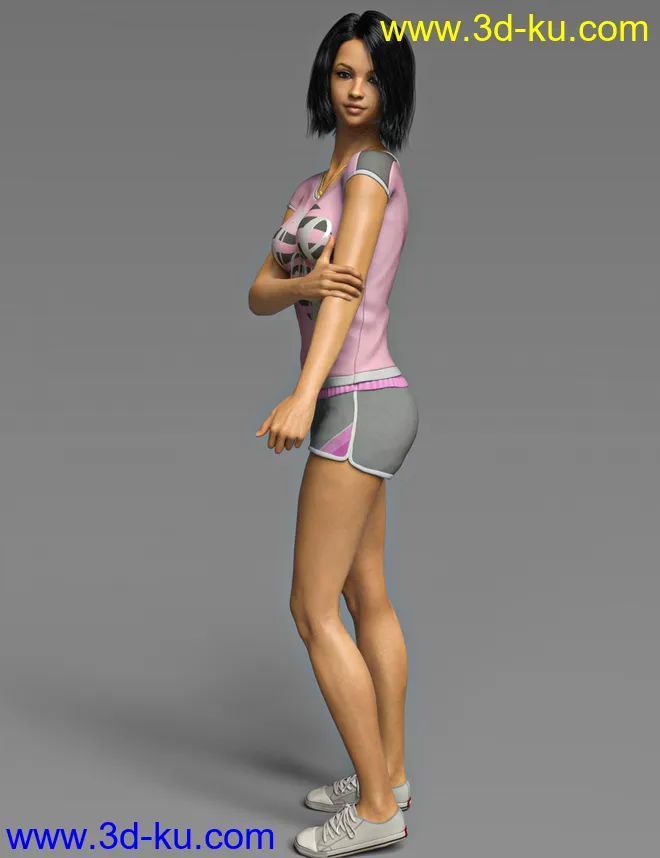 D.E.M. Tressa HD for Genesis 8 Female模型的图片2