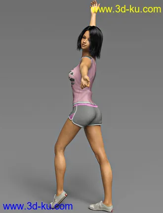 3D打印模型D.E.M. Tressa HD for Genesis 8 Female的图片