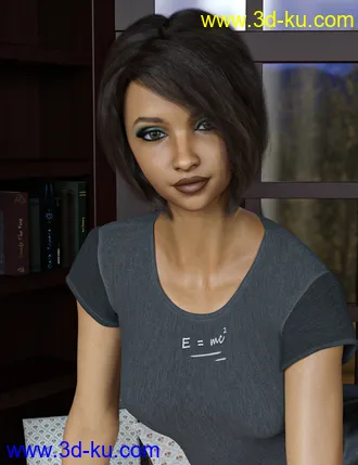 3D打印模型D.E.M. Tressa HD for Genesis 8 Female的图片