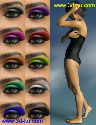 3D打印模型D.E.M. Tressa HD for Genesis 8 Female的图片