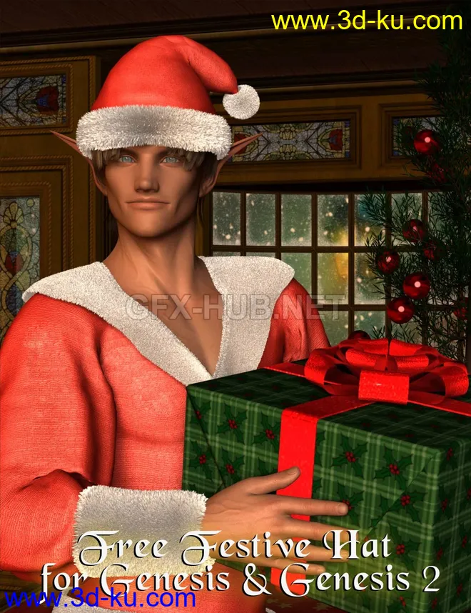DA Festive Hat模型的图片1