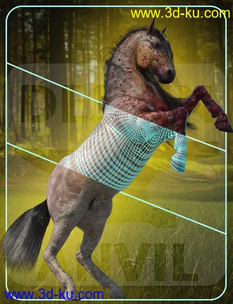 3D打印模型DA Geoshell Toolbox for Horse 2的图片