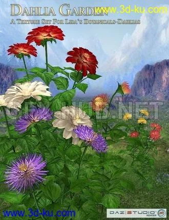 3D打印模型Dahlia Garden的图片