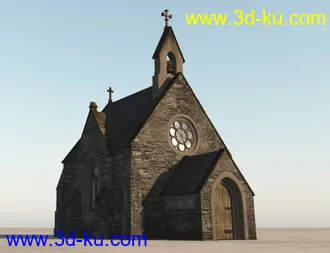 3D打印模型Dark Church的图片