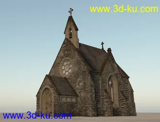 3D打印模型Dark Church的图片