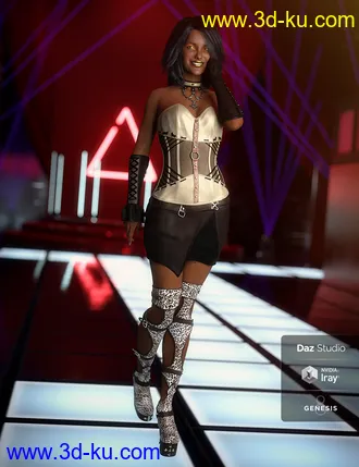 3D打印模型Dark Whispers Outfit Textures的图片