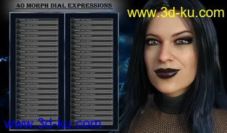 3D打印模型Darkside - Expressions for Genesis 8 Female and Tasha 8的图片