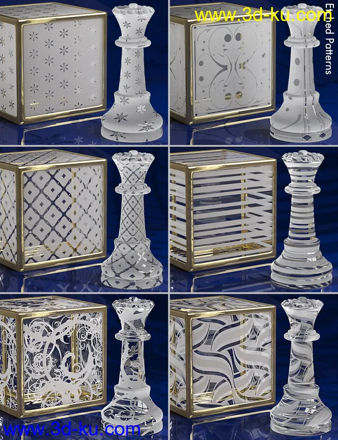 DD Gorgeous Glass Shaders for Iray Vol.1 MR模型的图片4