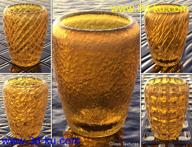 DD Gorgeous Glass Shaders for Iray Vol.1 MR模型的图片8