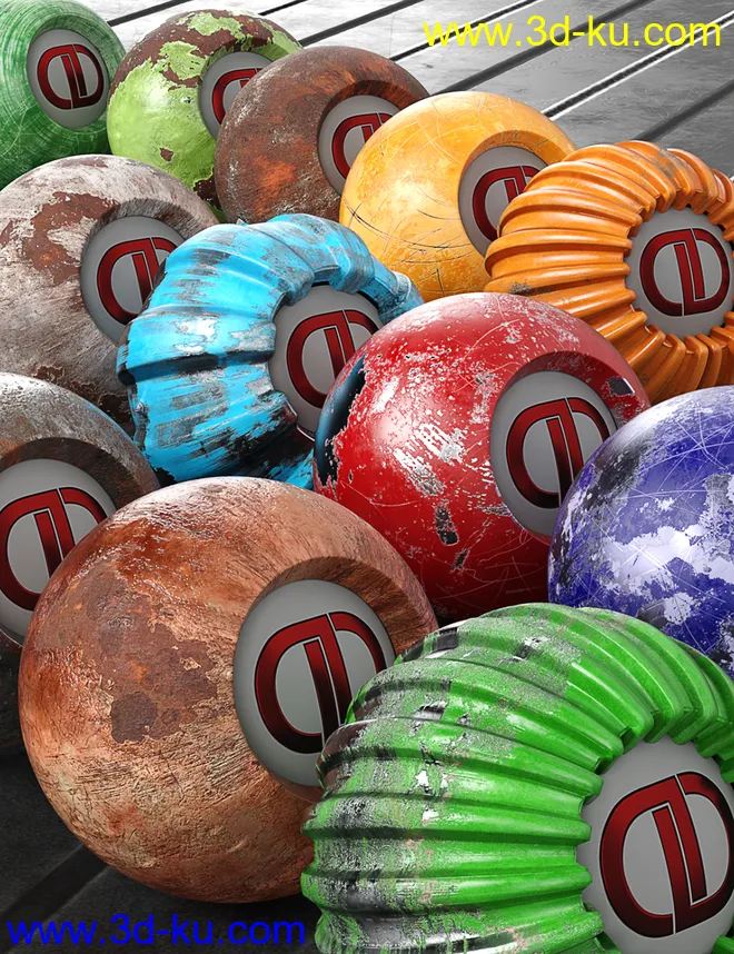 DD PBR Metal Shaders for Iray模型的图片1