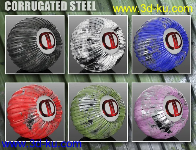 DD PBR Metal Shaders for Iray模型的图片3