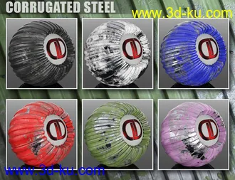 3D打印模型DD PBR Metal Shaders for Iray的图片