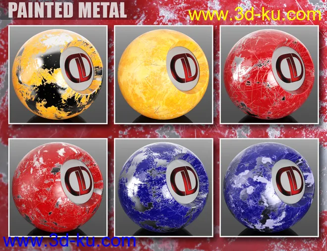 DD PBR Metal Shaders for Iray模型的图片4