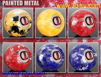 3D打印模型DD PBR Metal Shaders for Iray的图片