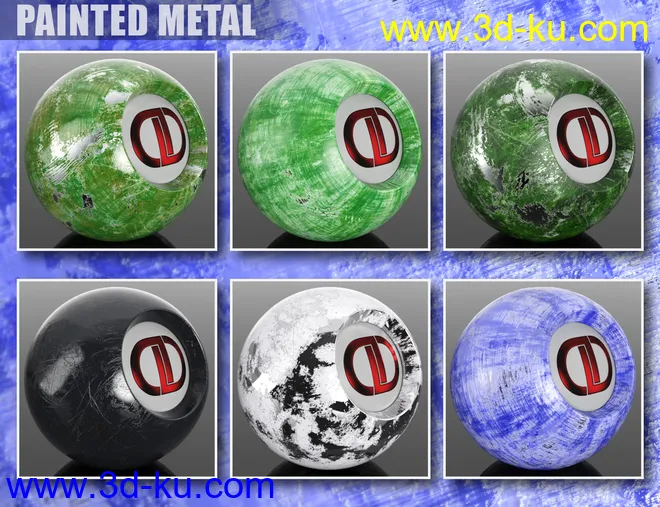 DD PBR Metal Shaders for Iray模型的图片5