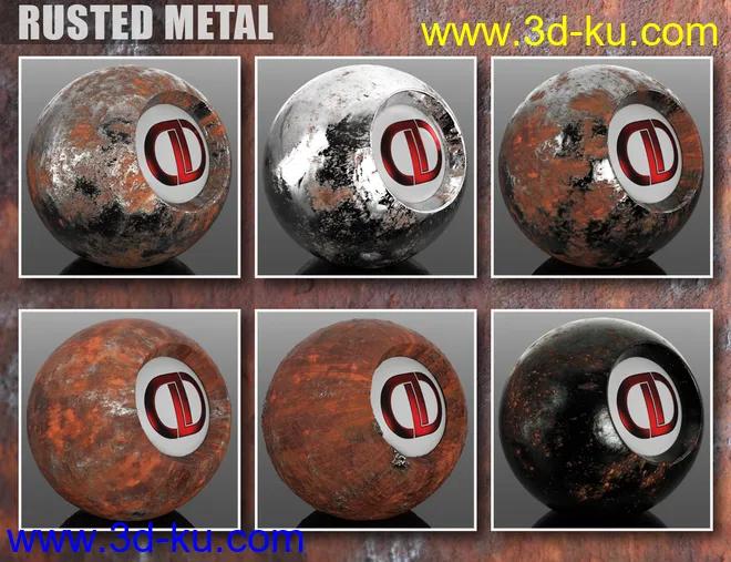 DD PBR Metal Shaders for Iray模型的图片6