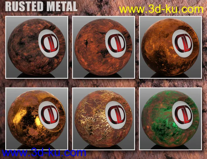 DD PBR Metal Shaders for Iray模型的图片7