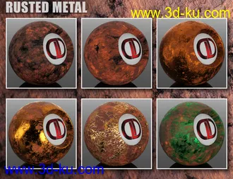 3D打印模型DD PBR Metal Shaders for Iray的图片