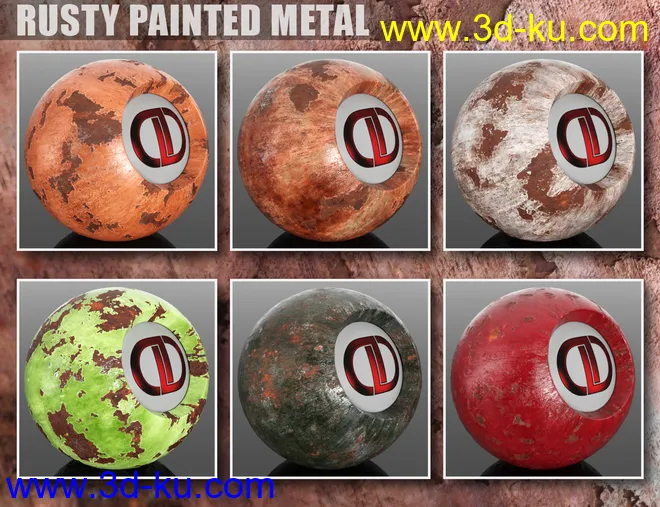 DD PBR Metal Shaders for Iray模型的图片8