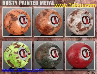 3D打印模型DD PBR Metal Shaders for Iray的图片