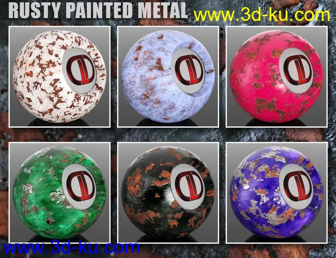 DD PBR Metal Shaders for Iray模型的图片9