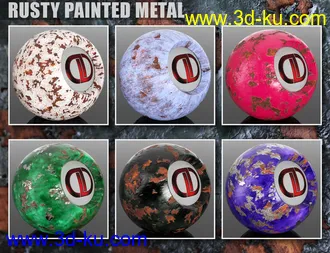 3D打印模型DD PBR Metal Shaders for Iray的图片