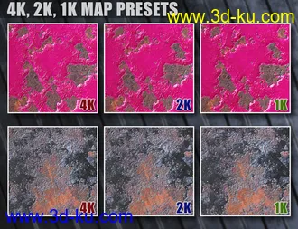 3D打印模型DD PBR Metal Shaders for Iray的图片