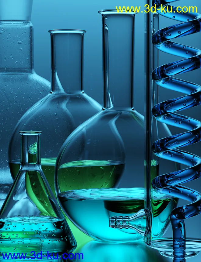 DD Science Lab Glassware模型的图片1