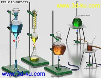 3D打印模型DD Science Lab Glassware的图片