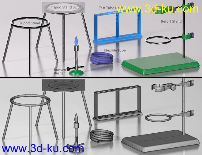 DD Science Lab Glassware模型的图片8