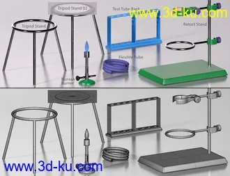 3D打印模型DD Science Lab Glassware的图片
