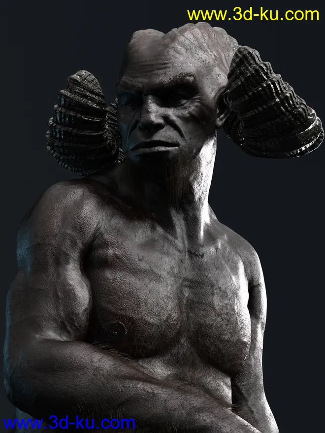 Demonic Textures for Demon Krampus模型的图片4