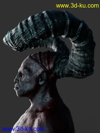 3D打印模型Demonic Textures for Demon Krampus的图片