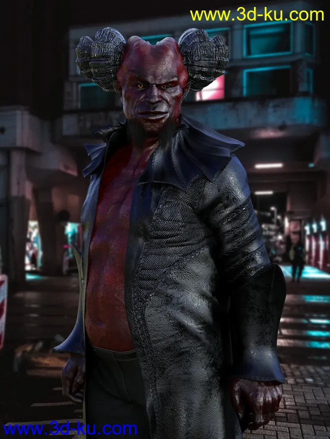 Demonic Textures for Demon Krampus模型的图片8