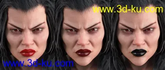 Devilish Makeup for Genesis 8 and 8.1模型的图片7