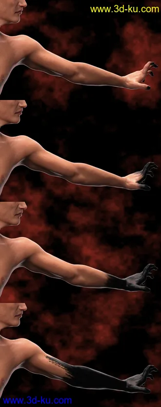 Devilish Makeup for Genesis 8 and 8.1模型的图片20