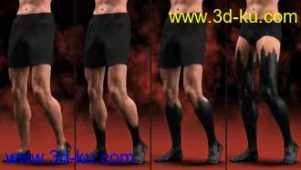 3D打印模型Devilish Makeup for Genesis 8 and 8.1的图片