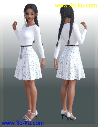 3D打印模型dForce Aimy Style Outfit for Genesis 8 Female(s)的图片