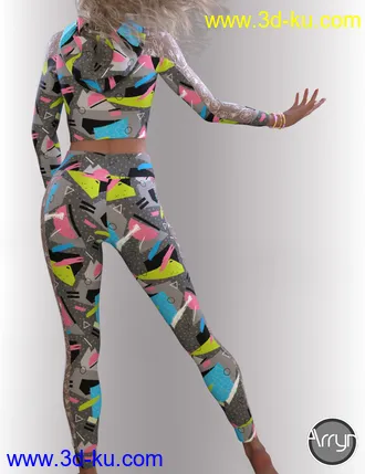 3D打印模型dForce Amelie Homewear for Genesis 8.1 Females的图片