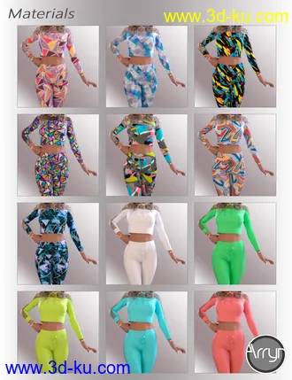 3D打印模型dForce Amelie Homewear for Genesis 8.1 Females的图片