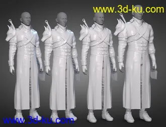 3D打印模型dForce Azurite Outfit for Genesis 8 and 8.1 Males的图片