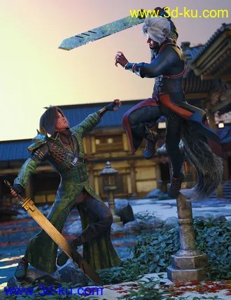 3D打印模型dForce Azurite Outfit Textures的图片