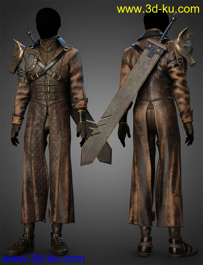 dForce Azurite Outfit Textures模型的图片4