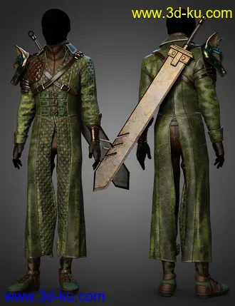 3D打印模型dForce Azurite Outfit Textures的图片