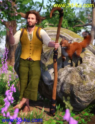 3D打印模型dForce Bally Bounderfoot for Genesis 8 and 8.1 Males的图片