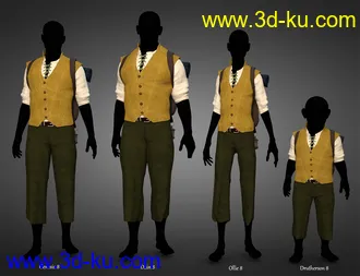 3D打印模型dForce Bally Bounderfoot for Genesis 8 and 8.1 Males的图片