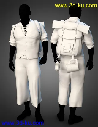 3D打印模型dForce Bally Bounderfoot for Genesis 8 and 8.1 Males的图片