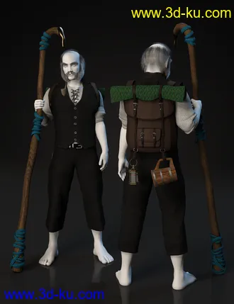 3D打印模型dForce Bally Bounderfoot Textures的图片