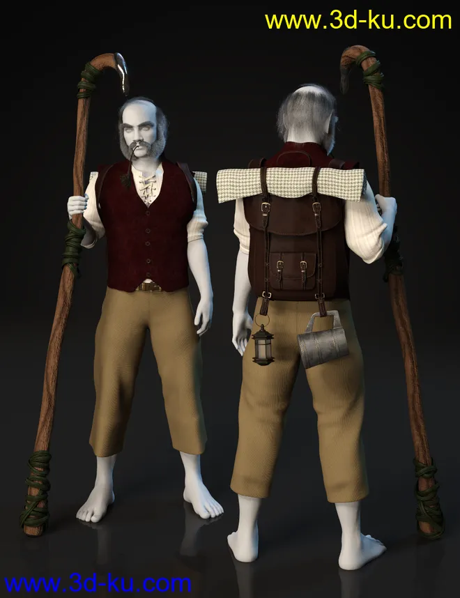 dForce Bally Bounderfoot Textures模型的图片3