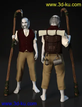 3D打印模型dForce Bally Bounderfoot Textures的图片